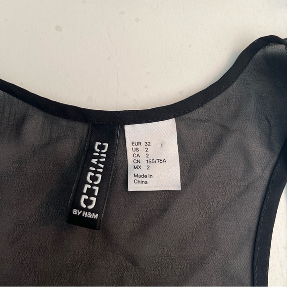 Rainbow sheer tank top by H&M - Size 2 - Picture 5 of 8